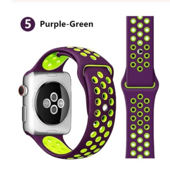Accessories - *❤️NEW Purple Green Sport Band For Apple Watch